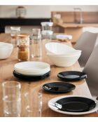 Set mit 6 weißen Desserttellern Harena - D.9 cm