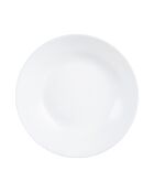 Set van 6 witte Diwali soepborden - D.20 cm