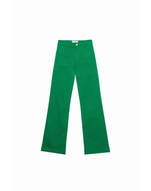 Jeans Sonny in cotone verde