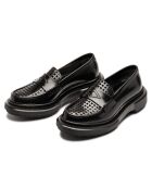 Mocasines de piel negros