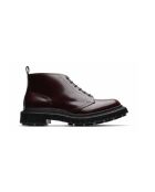 Stivali bassi in pelle bordeaux