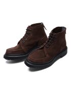 Botas bajas de gamuza marrón oscuro