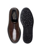 Derbies en cuir brun foncé