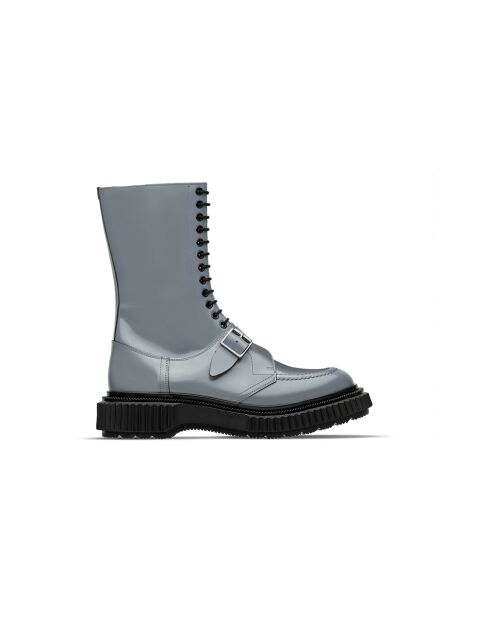 bottes hautes à boucle grises
