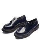 Derbies en cuir nuit