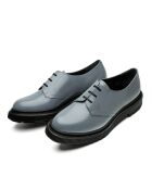 Derbies en cuir gris