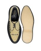 Creepers en cuir sable