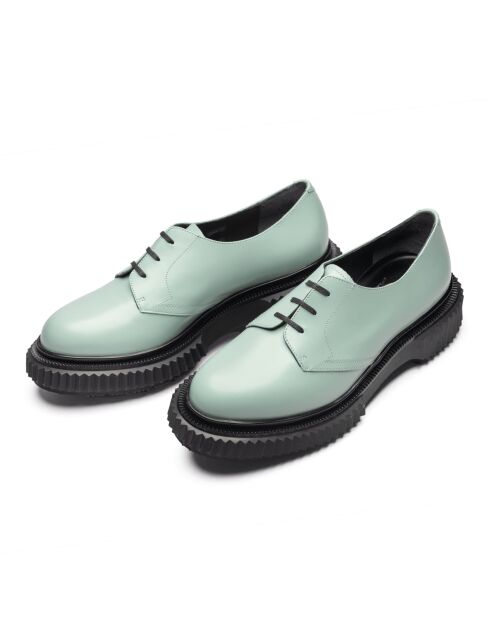 Derbys aus Pistazienleder