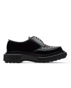 Derbies noir/asphalte/ivoire