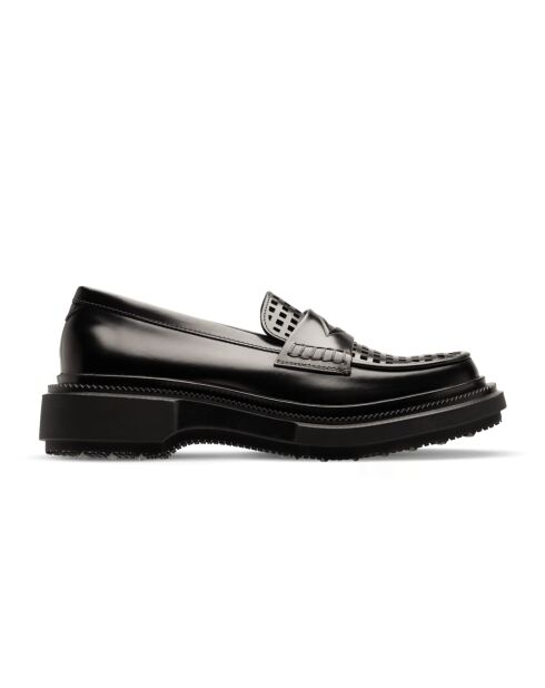 Mocassins en cuir noirs