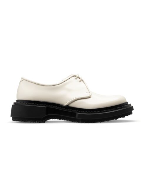 Derbies en cuir ivoire