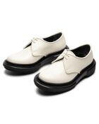 Derbies en cuir ivoire