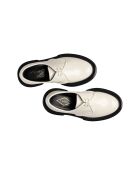 Derbies en cuir ivoire
