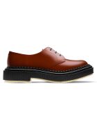 Derbies en cuir rouille