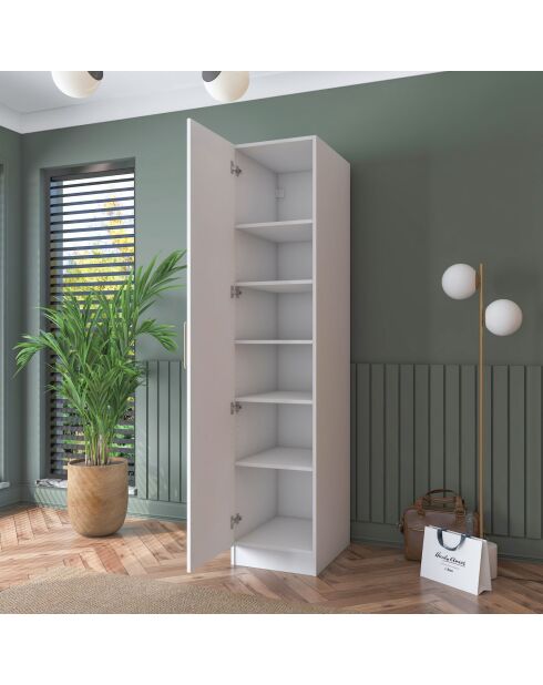Armadio BA190 - 4563 bianco - 45 x 210 x 57,5 cm