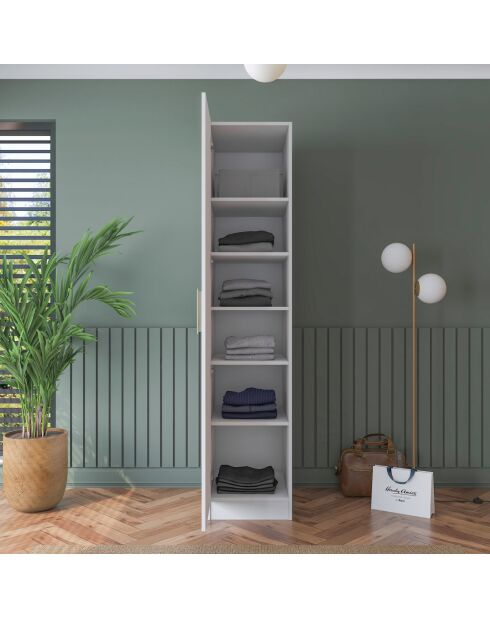 Armadio BA190 - 4563 bianco - 45 x 210 x 57,5 cm