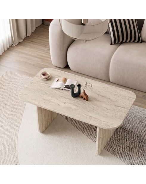 Pietra salontafel in travertijn - 100x42x60 cm