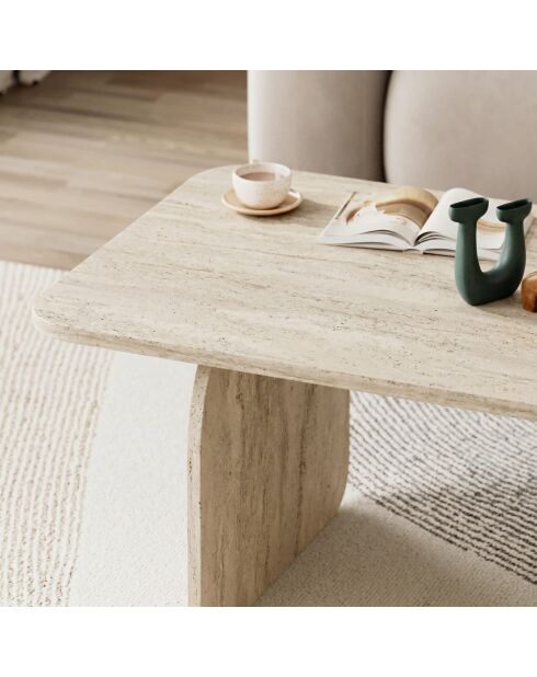 Pietra salontafel in travertijn - 100x42x60 cm