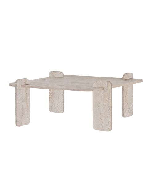 Salontafel Marais travertijn - 117x35x117 cm