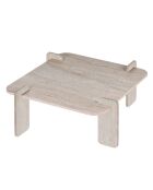 Salontafel Marais travertijn - 117x35x117 cm