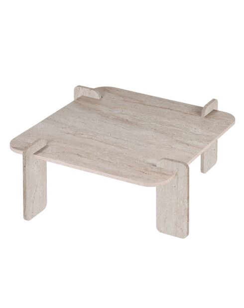 Salontafel Marais travertijn - 117x35x117 cm