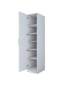 Armadio BA204 - 4598 bianco - 45 x 210 x 45 cm