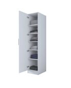 Armadio BA204 - 4598 bianco - 45 x 210 x 45 cm
