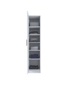 Armadio BA204 - 4598 bianco - 45 x 210 x 45 cm