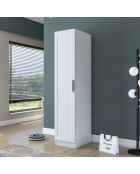 Armadio BA204 - 4598 bianco - 45 x 210 x 45 cm