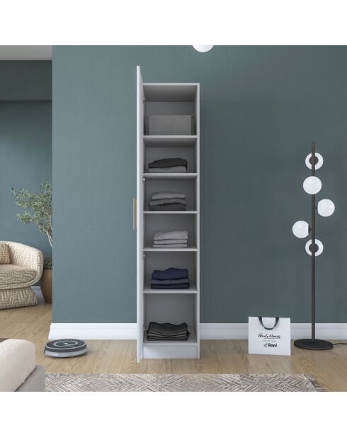 Armario BA204 - 4598 blanco - 45 x 210 x 45 cm