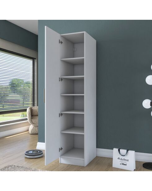 Armario BA204 - 4598 blanco - 45 x 210 x 45 cm