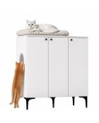 Houten kattenhuis PA102 - 5177 wit - 90x98,6x45 cm