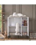 Houten kattenhuis PA102 - 5177 wit - 90x98,6x45 cm