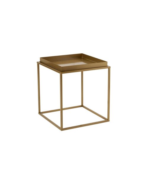 Shb-018-A gouden salontafel - 45x45x52 cm