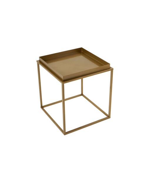 Shb-018-A gouden salontafel - 45x45x52 cm