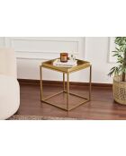 Shb-018-A gouden salontafel - 45x45x52 cm