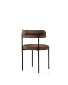 Ensemble de chaises (2 pièces) Gını - 4019 V2 noir/marron - 48,5x75,5x50,5 cm