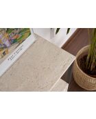 Solace console travertijn/zwart - 120x77x30 cm