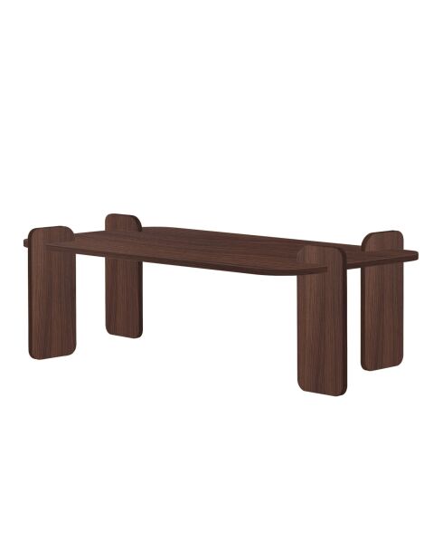 Renard Milan salontafel in notenhout - 147x35x87 cm