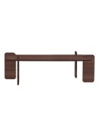 Renard Milan salontafel in notenhout - 147x35x87 cm