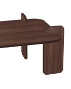 Renard Milan salontafel in notenhout - 147x35x87 cm