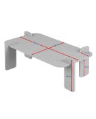 Renard Milan salontafel in notenhout - 147x35x87 cm