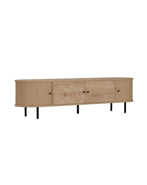 Meuble TV Gentle chêne saphir - 180x47x40 cm