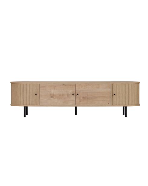 Meuble TV Gentle chêne saphir - 180x47x40 cm