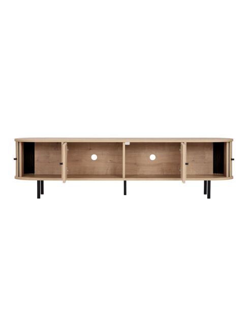 Meuble TV Gentle chêne saphir - 180x47x40 cm