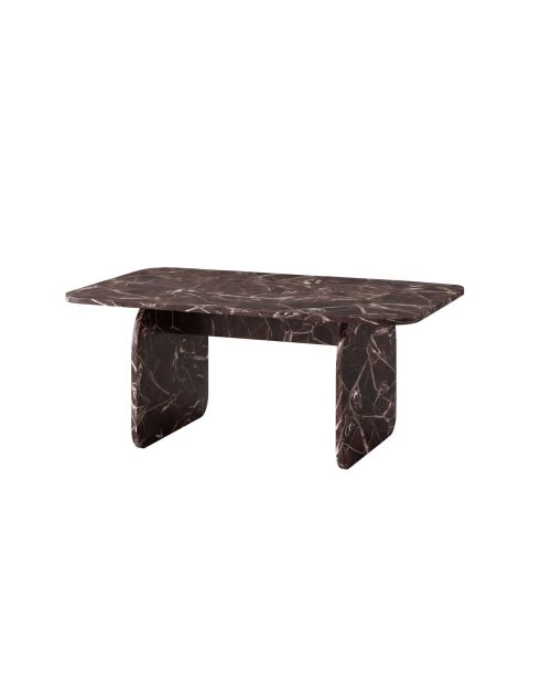 Pietra salontafel rood marmer - 100x42x60 cm