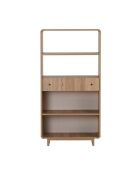 Librería Senza de roble - 78x153x34 cm