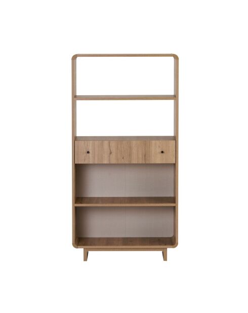 Libreria Senza in rovere - 78x153x34 cm