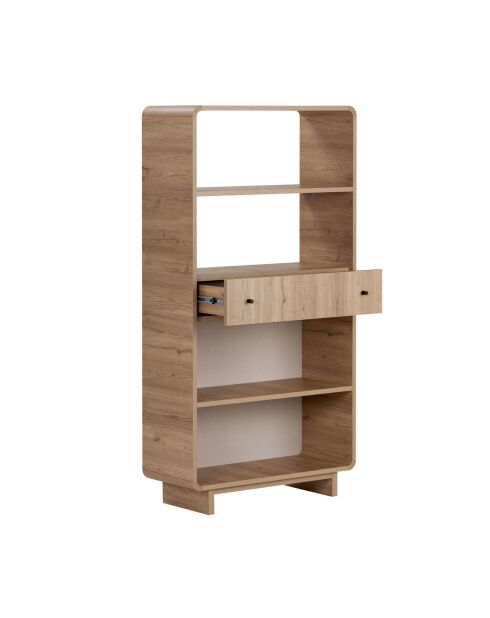 Libreria Senza in rovere - 78x153x34 cm