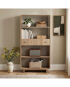 Librería Senza de roble - 78x153x34 cm